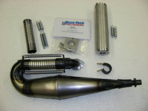 QD Hot pipe, silencer and accessories for Gas Helicopters